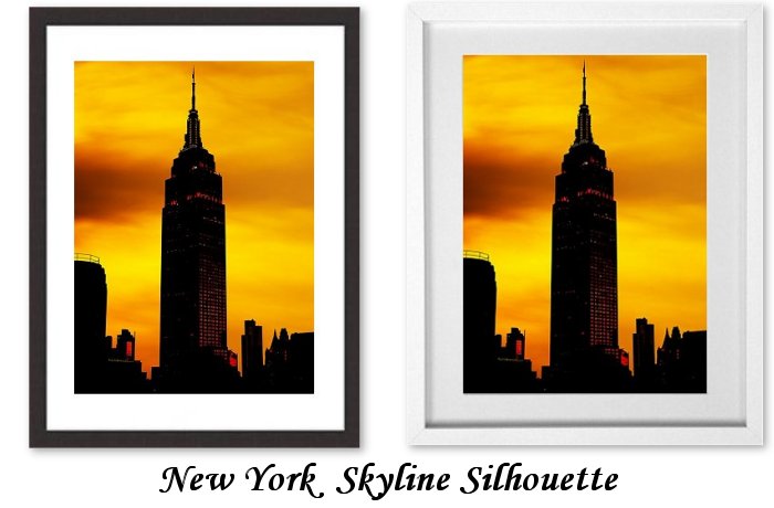 New York Skyline Silhouette